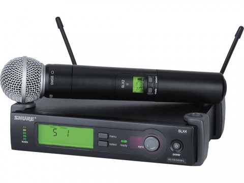 Shure SLX4 SLX2/SM58