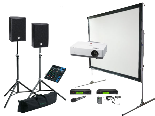 PACK PROJECCIÓ PRO - Pantalla + Projector + so