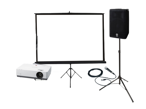 PACK PROJECCIÓ BÀSIC - Pantalla + Projector + So
