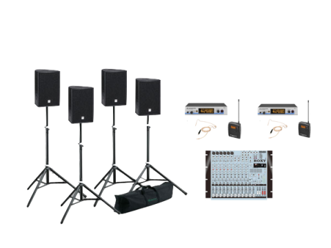 pack so + 2 micròfons inalambrics